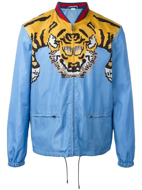 gucci tiger jacket men|Gucci jacket kevin hart.